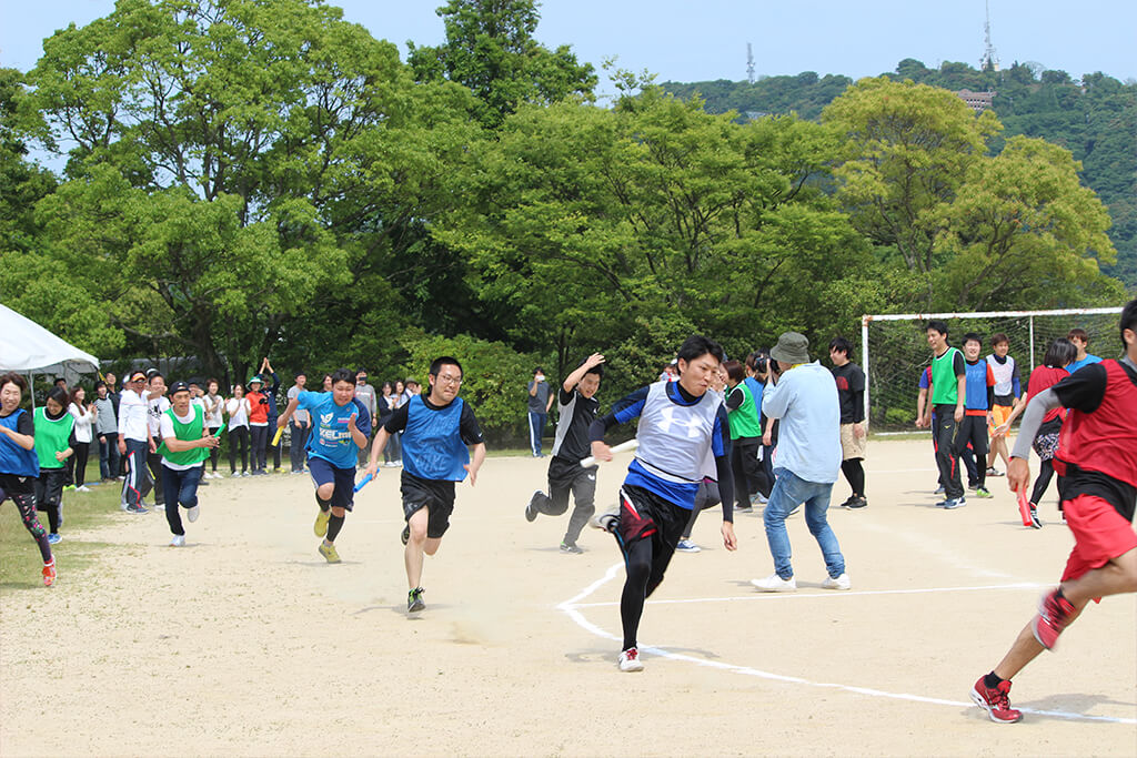 チーム対抗リレーはやっぱり燃えます