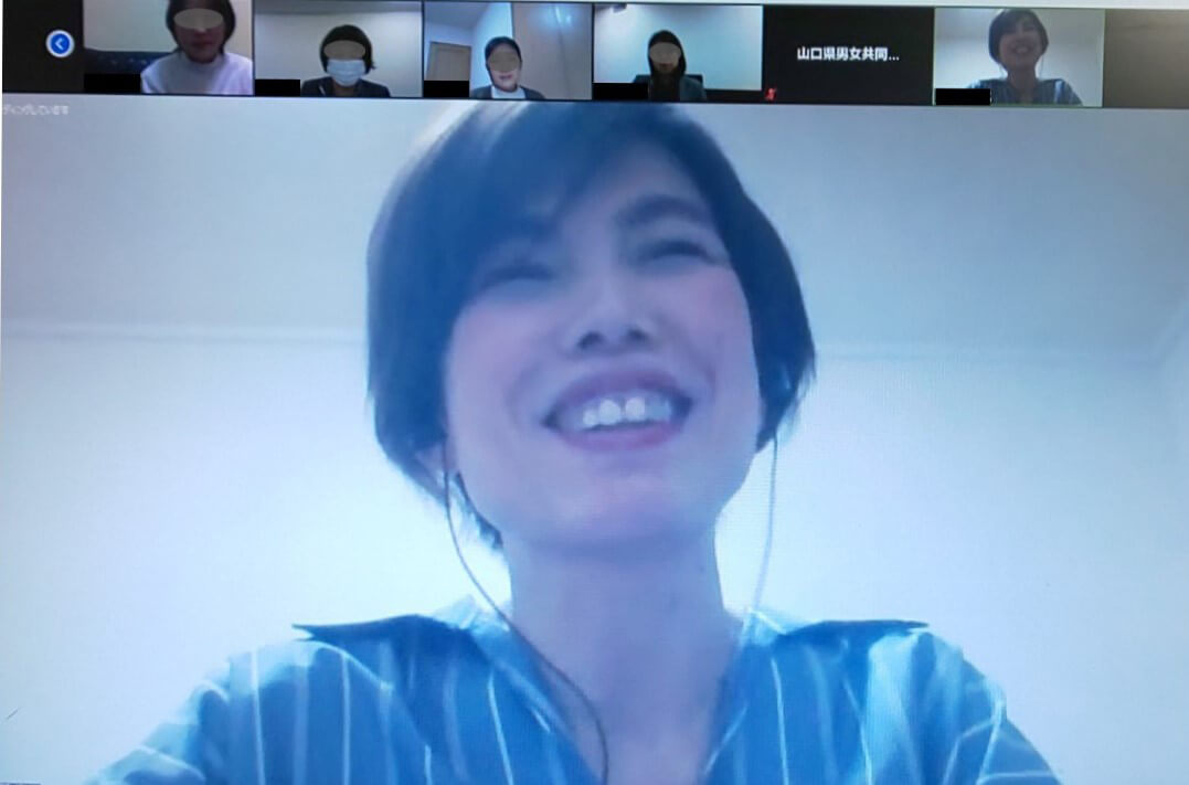 Joining online from our head office in Tokyo, she says “I want to go beyond my comfort zone.