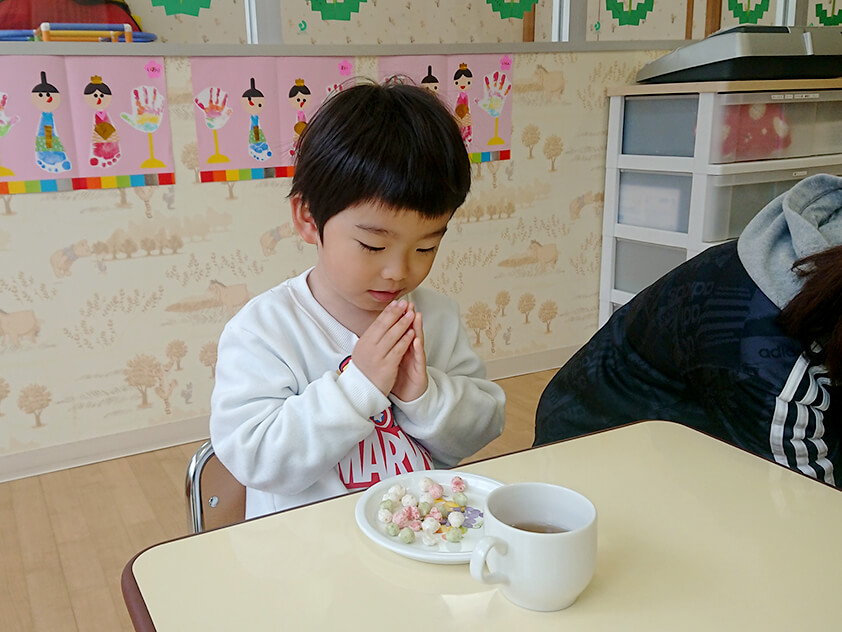 「いただきます♡」さすが、お兄ちゃん！