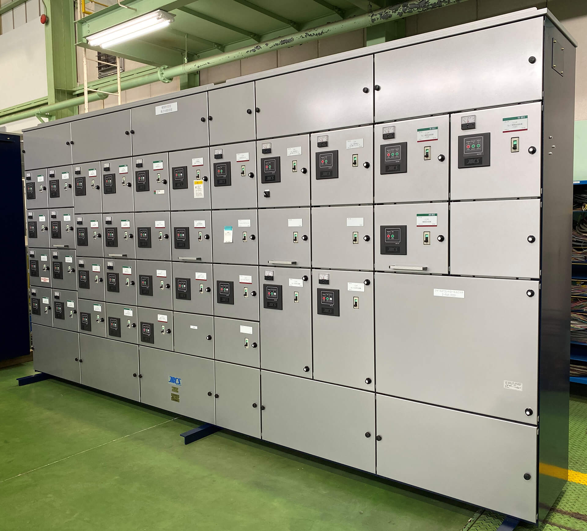 Color-matched main switchboard and group starter panel have also been shipped.