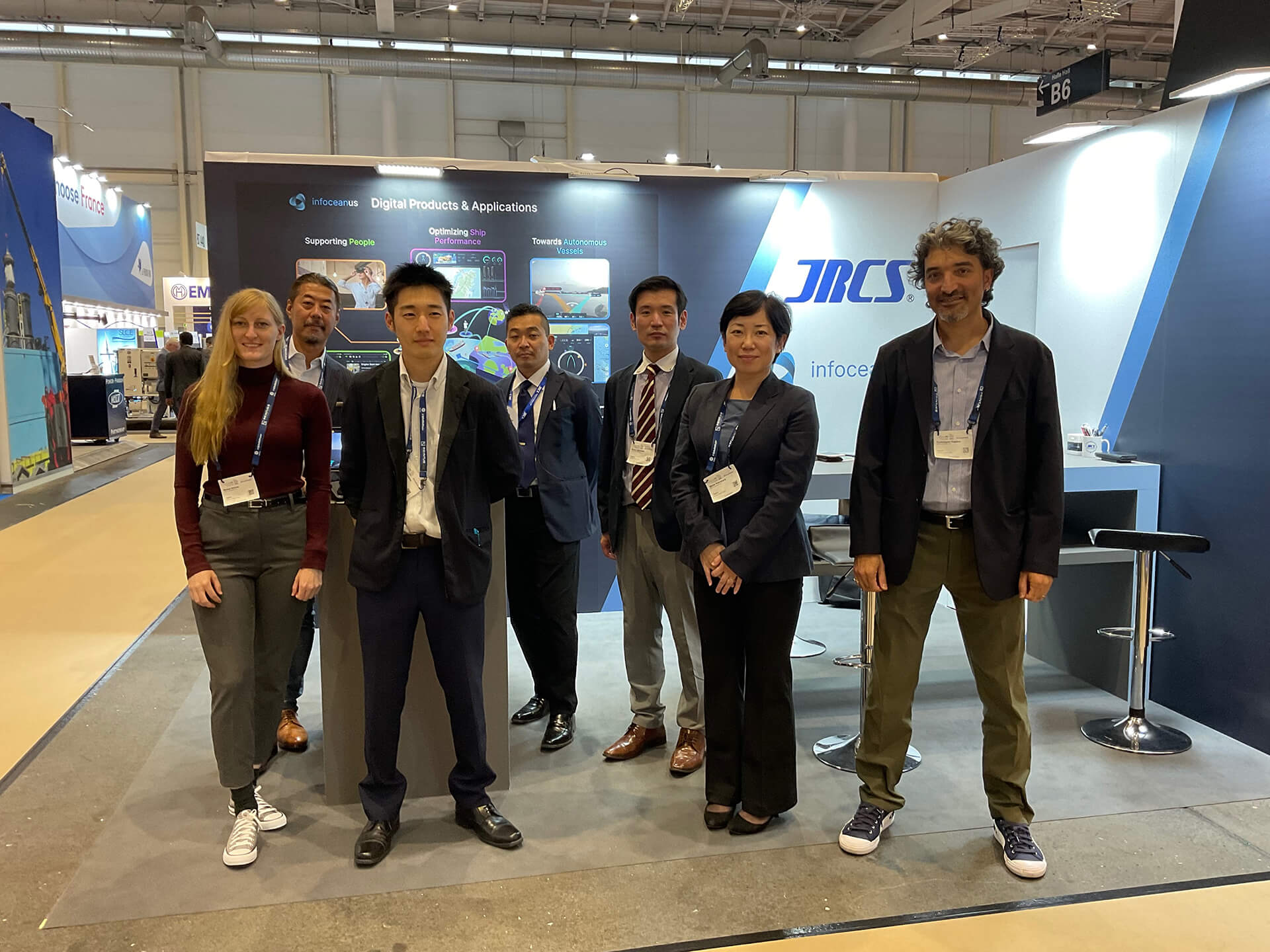 JRCS team at SMM Hamburg