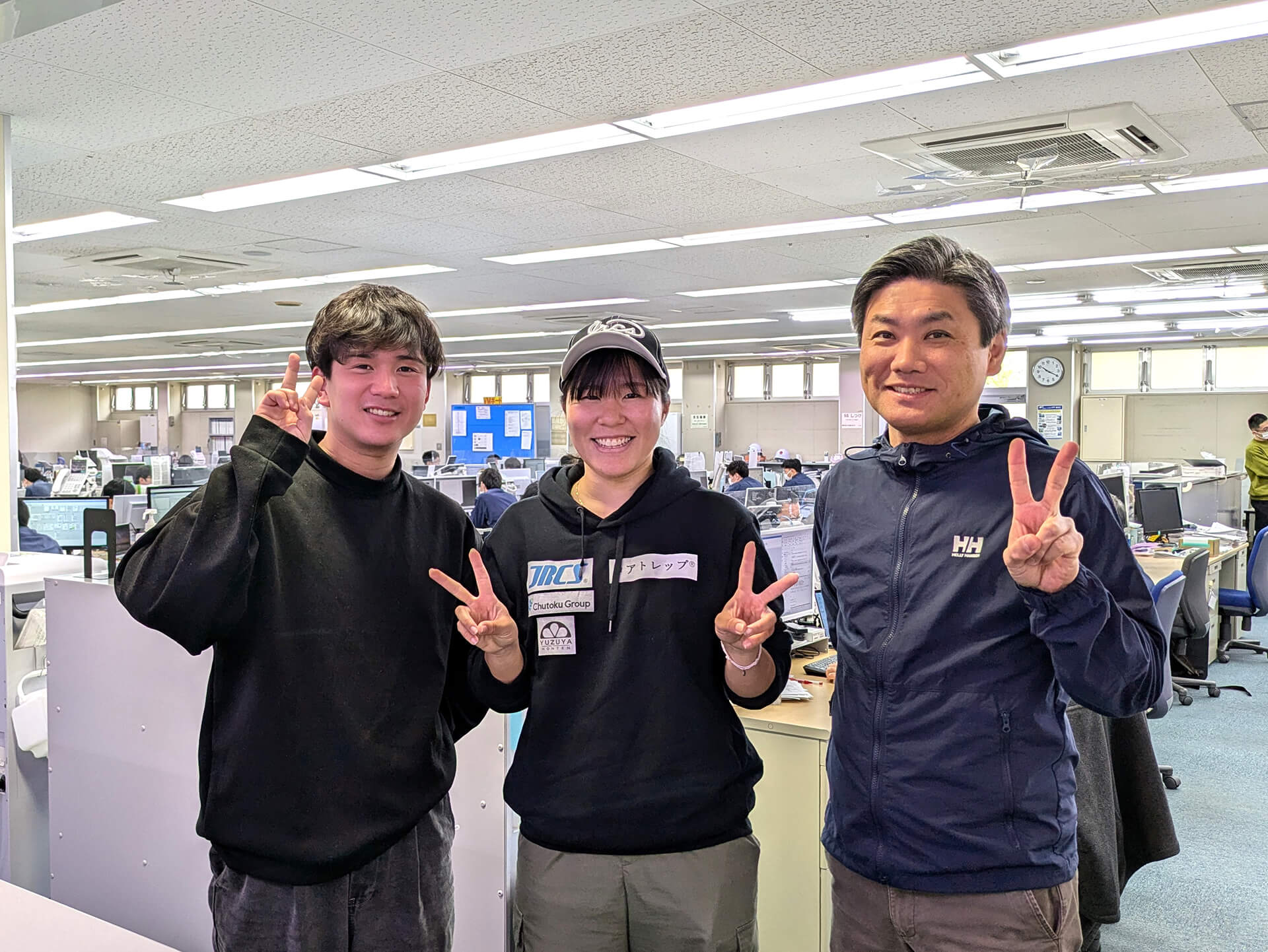 出身地が近い社員とは地元話で盛り上がりました