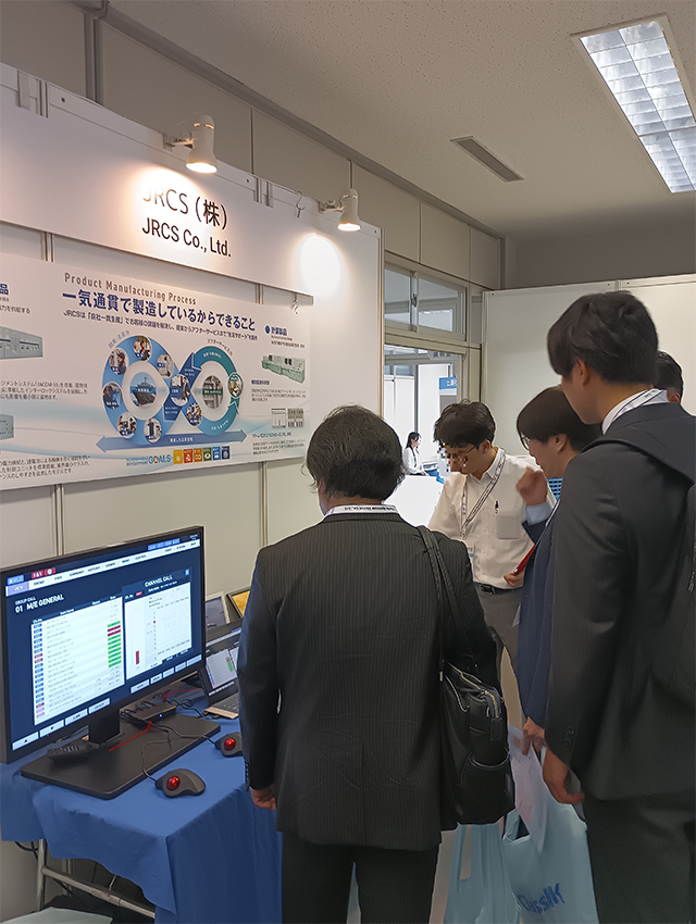アラーム・モニタリング＆コントロールシステム「SMS-55」のワイドモニター仕様もご紹介しました。従来タイプより見やすいと大変好評です。