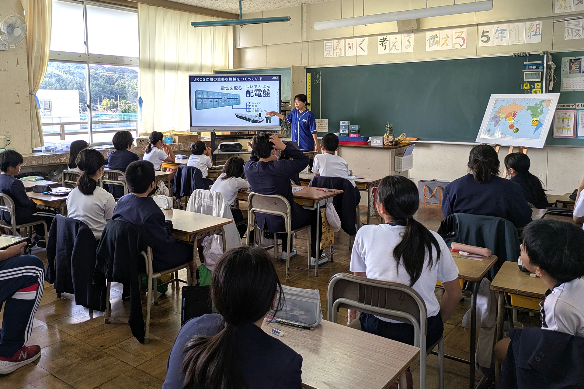 海運とJRCSのかかわりを説明